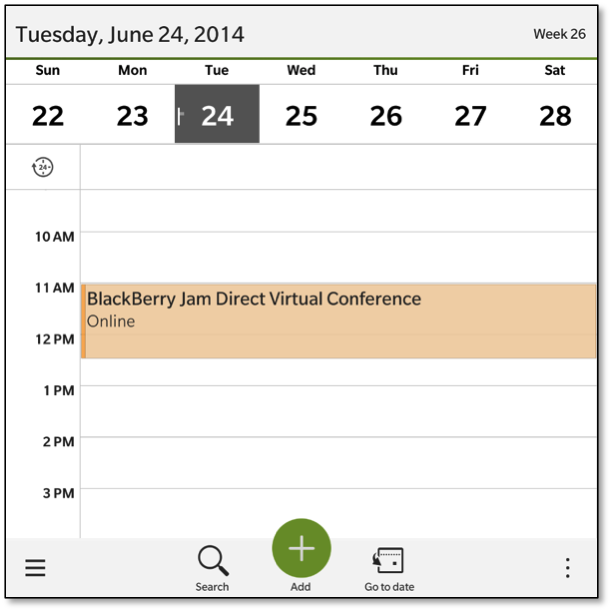 Register for BlackBerry Jam Direct Virtual Conference