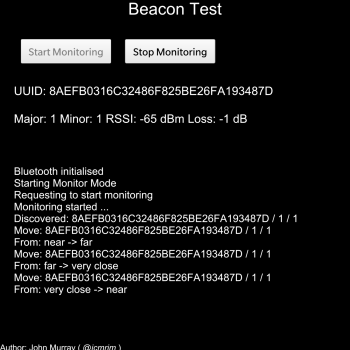 Cordova Plugin to build Beacon-Aware Apps